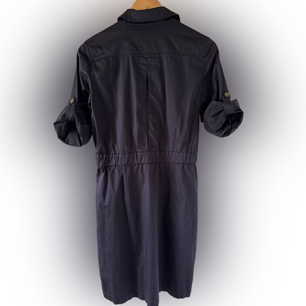 LOFT Women’s Black Button-Up Shirt Dress - Small - NWOT - Picture 2 of 3